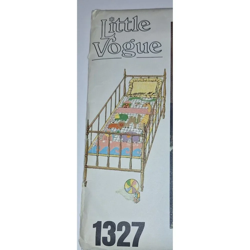 Little Vogue 1327 Noahs Ark Twin or Crib‎ Quilt Uncut pattern